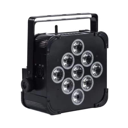 PAR LED batterie 9x15W